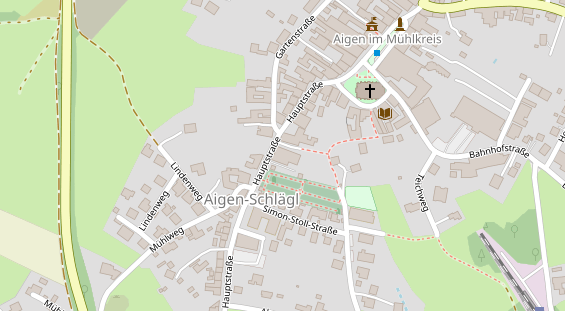 Hochzeitslocation auf Satellitenbild