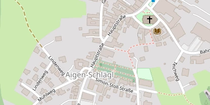 Hochzeitslocation auf Satellitenbild