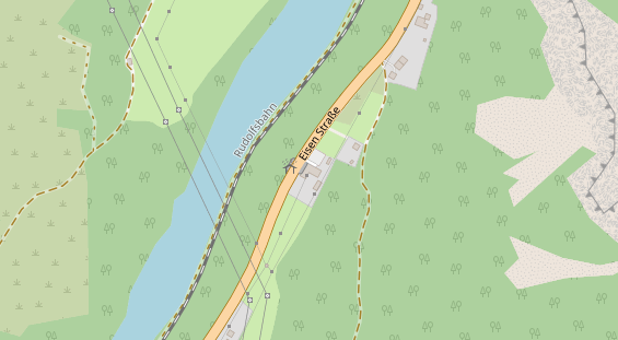 Hochzeitslocation auf Satellitenbild