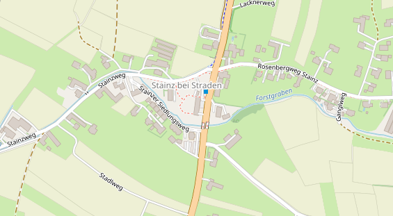 Hochzeitslocation auf Satellitenbild