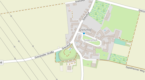 Hochzeitslocation auf Satellitenbild