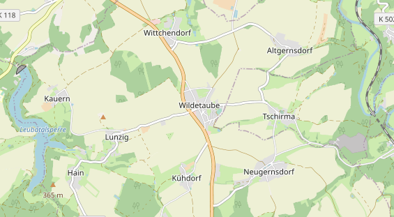 Hochzeitslocation auf Karte