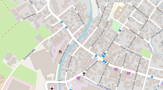 Hochzeitslocation auf Satellitenbild