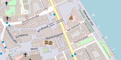 Hochzeitslocation auf Satellitenbild