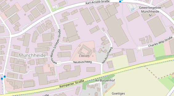 Hochzeitslocation auf Satellitenbild