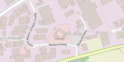 Hochzeitslocation auf Satellitenbild