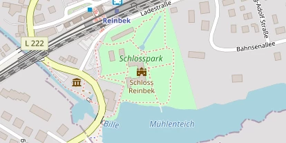 Hochzeitslocation auf Satellitenbild