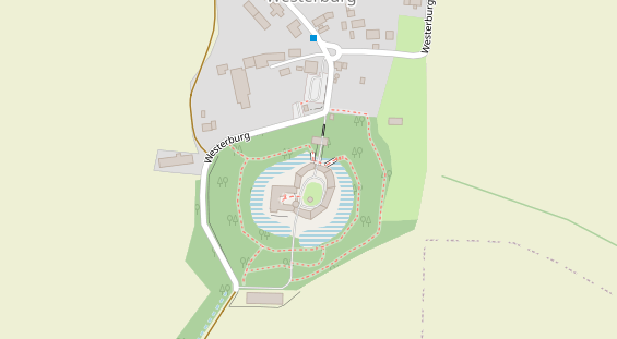 Hochzeitslocation auf Satellitenbild