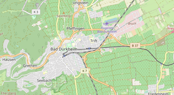 Lieu de mariage sur la carte