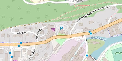 Hochzeitslocation auf Satellitenbild