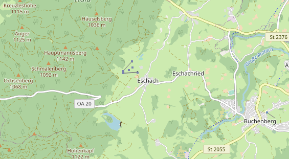 wedding venue on map