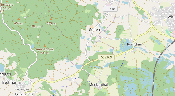 Hochzeitslocation auf Karte