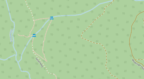Hochzeitslocation auf Satellitenbild