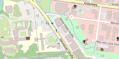 Hochzeitslocation auf Satellitenbild