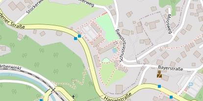 Hochzeitslocation auf Satellitenbild