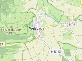 Lieu de mariage sur la carte