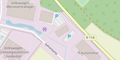 Hochzeitslocation auf Satellitenbild