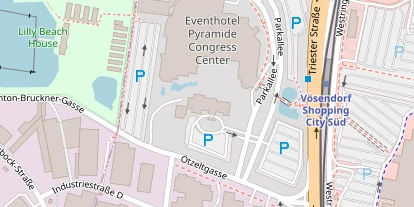 Hochzeitslocation auf Satellitenbild