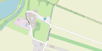 Hochzeitslocation auf Satellitenbild