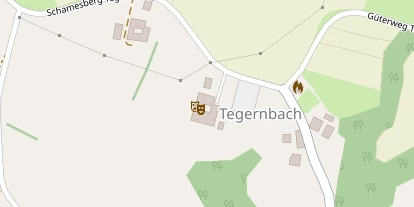 Hochzeitslocation auf Satellitenbild