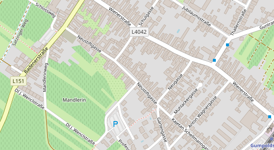 Hochzeitslocation auf Satellitenbild