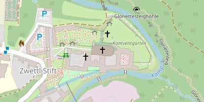 Hochzeitslocation auf Satellitenbild