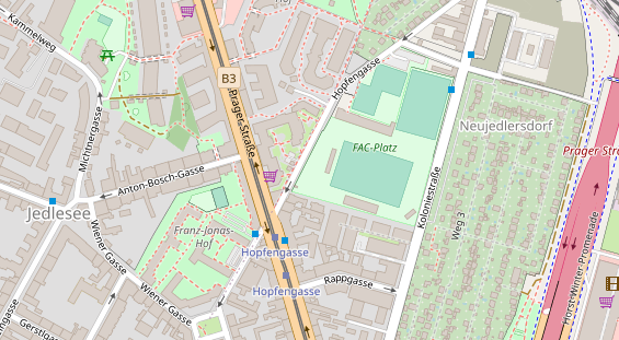 Hochzeitslocation auf Satellitenbild