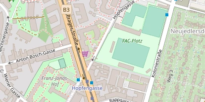 Hochzeitslocation auf Satellitenbild