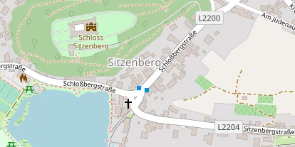 Hochzeitslocation auf Satellitenbild