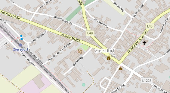 Hochzeitslocation auf Satellitenbild