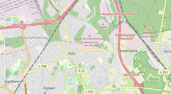 Trouwlocatie op kaart