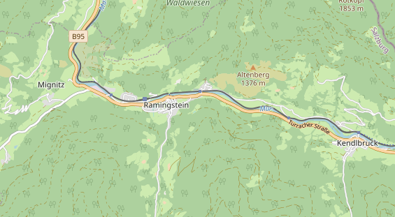 Lieu de mariage sur la carte