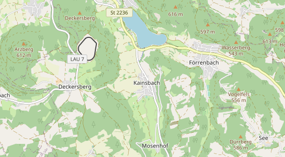 wedding venue on map