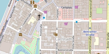Hochzeitslocation auf Satellitenbild