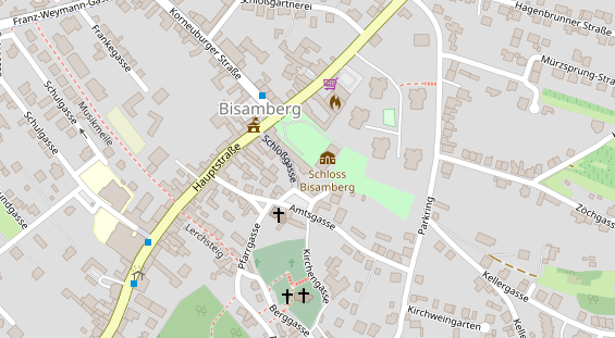 Hochzeitslocation auf Satellitenbild