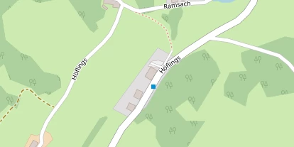 Hochzeitslocation auf Satellitenbild