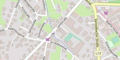 Hochzeitslocation auf Satellitenbild