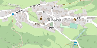 Hochzeitslocation auf Satellitenbild
