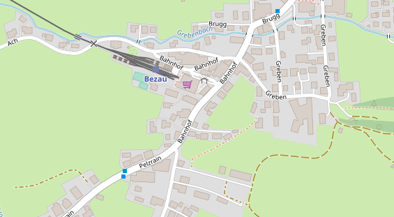 Hochzeitslocation auf Satellitenbild