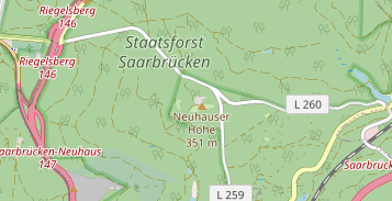 Wedding location on map