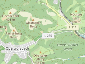 Hochzeitslocation auf Karte