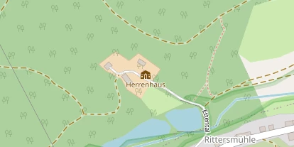 Hochzeitslocation auf Satellitenbild