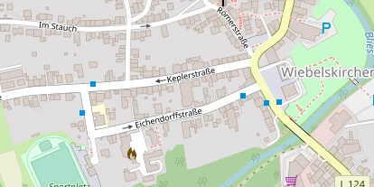 Hochzeitslocation auf Satellitenbild