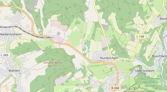 Hochzeitslocation auf Karte