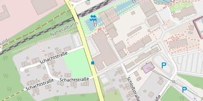 Hochzeitslocation auf Satellitenbild