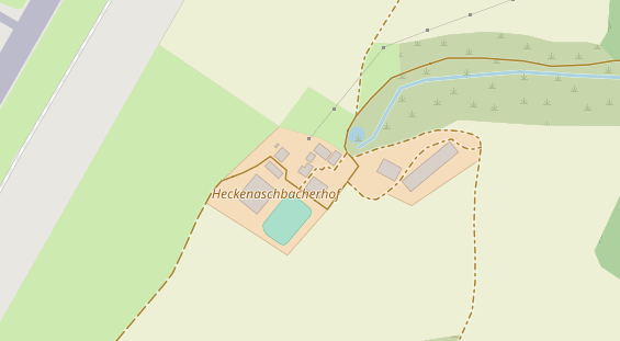 Hochzeitslocation auf Satellitenbild