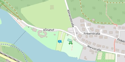 Hochzeitslocation auf Satellitenbild