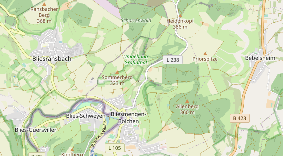 wedding venue on map