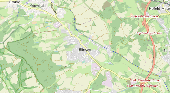 Lieu de mariage sur la carte