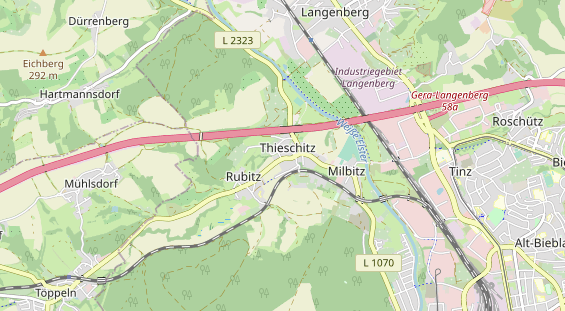 Lieu de mariage sur la carte